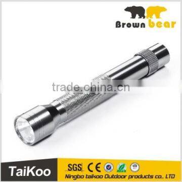 aluminum 5led flashlight with 2*aa battery