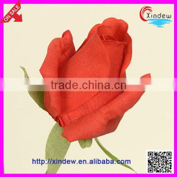 Decorative single real touch rose flower