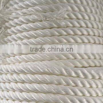 Twisted Nylon Rope 1/4-Inch by 50-Feet White boat rope