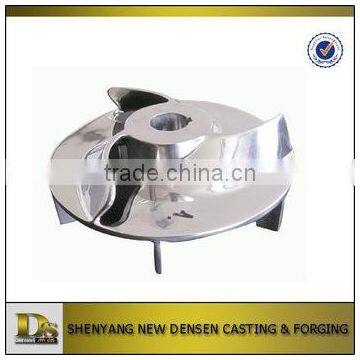 Foundry Custom High Precision Steel Sand Casting Parts Pump Impeller photo-3