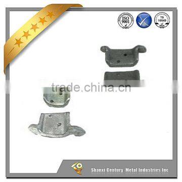 Steel casting hot dip gal curved endlocks for rolling steel doors