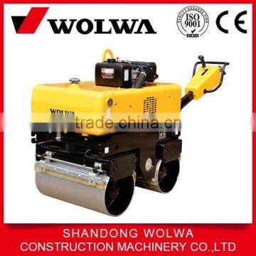 Double Drums manual Vibrating Road Roller for sale