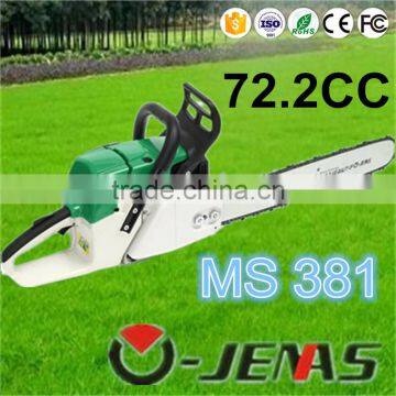 Professional gasoline chain saw model 381 chainsaw