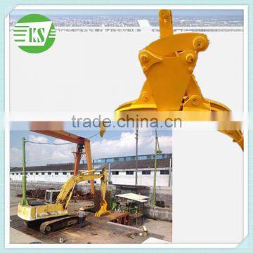 Excavator Hydraulic Rotating Orange Peel Grab photo-4