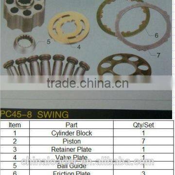 PC45-8 hydraulic pump Swing Motor Parts