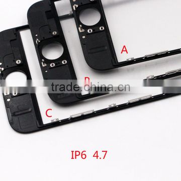 Cold press frame drop pressure test Best Original factory for iphone 6 glass with frame OCA