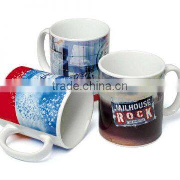 Good Quality 6oz White Ceramic Coffee Mug photo-5