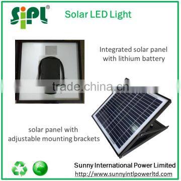 Green Solar Power Lighting Recessed Light Interior Square Led Panel Light photo-3