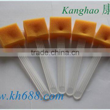 Factory directly sell sterilize brush with sponge for medical using free sample