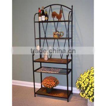 Chair-Shaped Metal Kitchen Warehouse Storage Rack