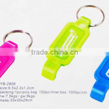 Mini Plastic Bottle Opener With Key Chain photo-4
