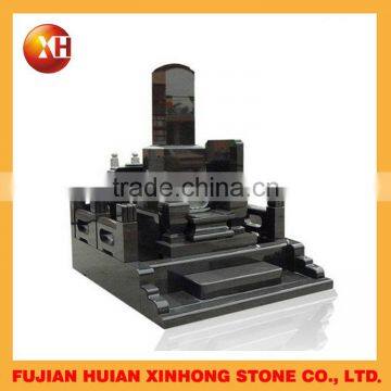 Cemetery Bahama Blue Granite Headstone by Engraving Equipment photo-3