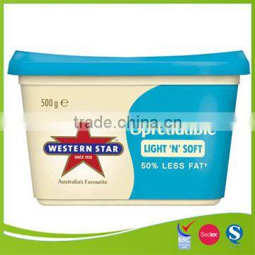 OEM iml butter plastic food container