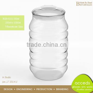 Wholesale Decorative Cheap Empty Airtight Glass Juice Jars