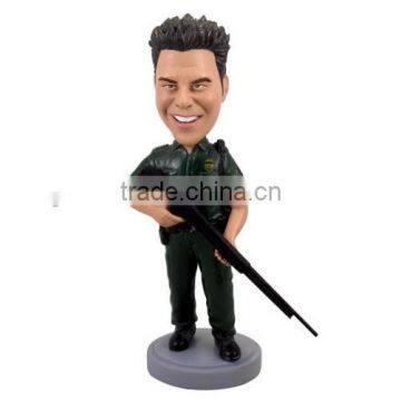 custom make plastic soldier bobblehead figures,customized design plastic soldier bobblehead toys