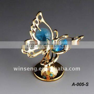 24K gold plated Handmade Butterfly for gifts