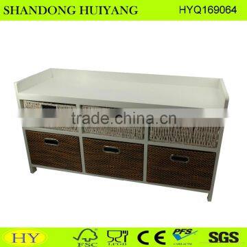 Cheap Atntique Wooden Storage Cabinet With 6 Basket Drawers photo-2