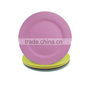 Good Quality Popular Bamboo Fiber Melamine Round Dinner Plate photo-5