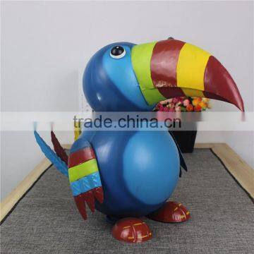 Custom Fashion Home Decor Iron Woodpecker Statue photo-2