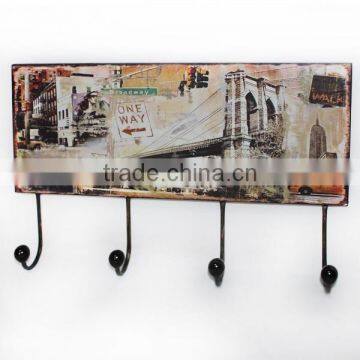 Cheap decorative wall hook with picture
