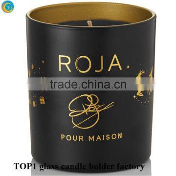 Dark Purple Glass Decorative Candlestick Candle Holders photo-4