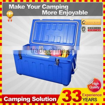 Outdoor rotomolding locking fishing cooler box