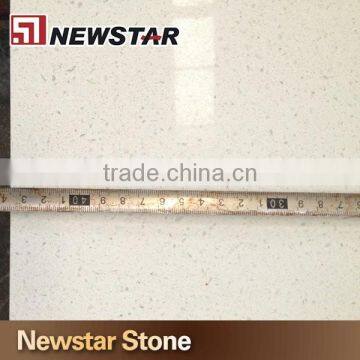 Engineered stone middle grain white quartz tiles price