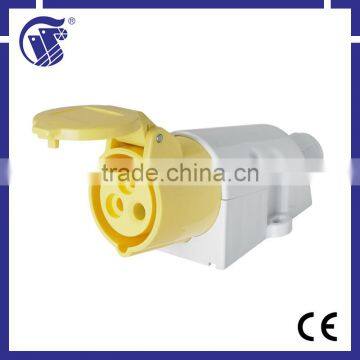 waterproof hot sale 2P+E IP44 electrical switch socket