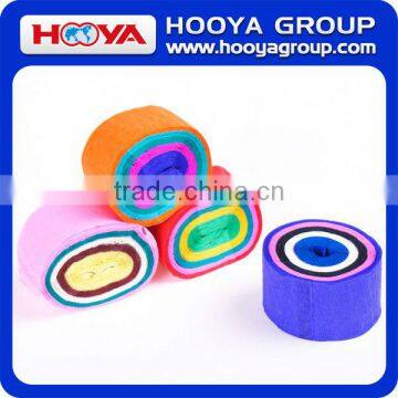 Colorful Party DIY Crepe Four Rainbow Paper Streamers photo-3