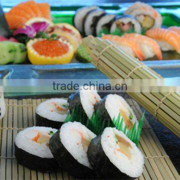 Green skin bamboo sushi mats