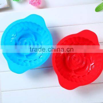 Small Flower Style Bread Pie Cake Silicone Mold ,Pan Bakewar photo-2