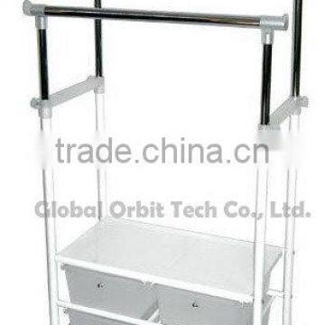 Multifunctional Clothes Hanger With Storage Cabinets photo-6