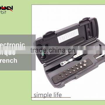 Interchangeable 1-20Nm 1/4 Inch Electronic Value Digital Reversible Preset Torque Wrench Set photo-5