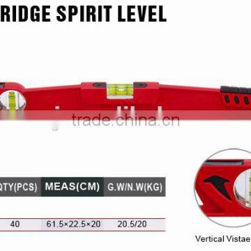 Shockproof Plastic Level With Windows Milling Bottom Bridge Spirit Level photo-2