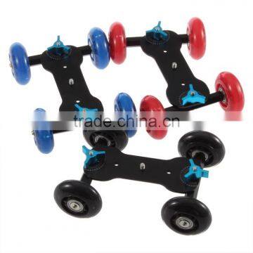 Glide Gear Dslr Video Camera gyro Stabilizer Table Top Skater Dolly Roller Stabilizer Stabilizer for Car