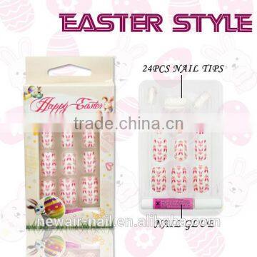 NEWAIR Promotion Price Easter Style Rabbit Aritificial Nail Art Designs photo-5