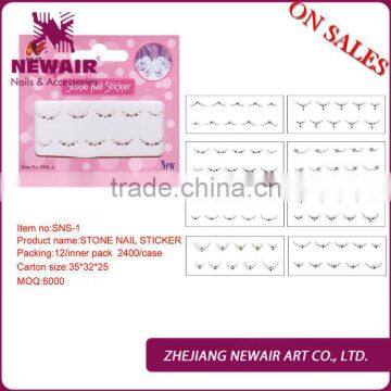 Fashion Rhinestone Rhinestone Stone Nail Stickers for DIY