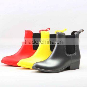 new design low heel pointed toe waterproof chelsea shoes for women factory