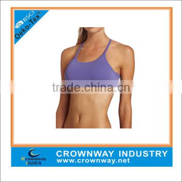 custom pull-on styling racer back sport bra tank top