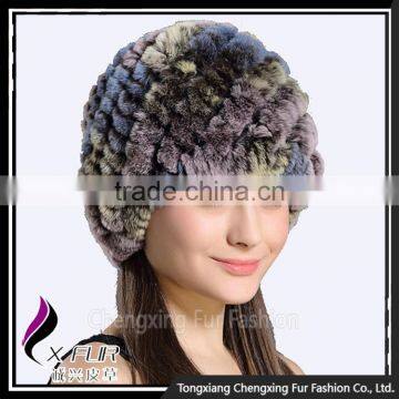 CX-C-189E 2016 New Genuine Rabbit Fur Women Winter European Style Hat Cap photo-6