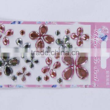 Crystal Diamond GEM Rhinestone Self Adhesive Sticker photo-4