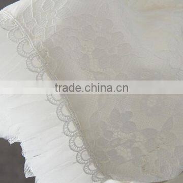 New Child Vietnam 0-2 Years Old Baby Dress Model Newborn Baby Birthday Party Dress Flower White Girl Fluffy Dresses For Wedding photo-6