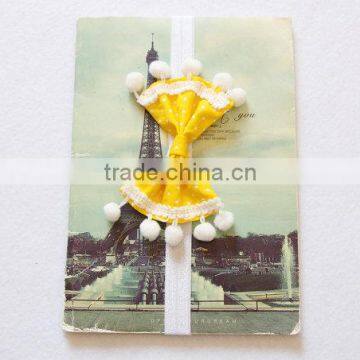 Cute Girl Hair Accessories Little Princess Pom Pom Bowknot Headband Hot Sale photo-2