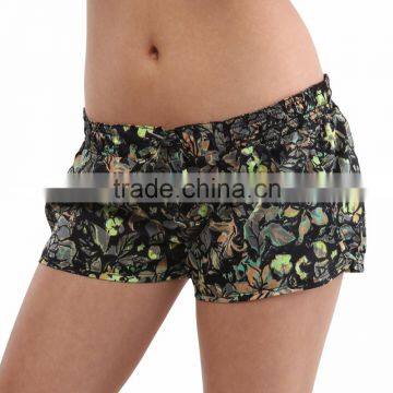 Wholesale custom design slim fit gym shorts for women