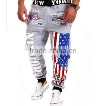 OEM Bulking Buy Closed Bottom Polyester/cotton Yarn Custom Mens Ruffle Hippie Pants photo-4