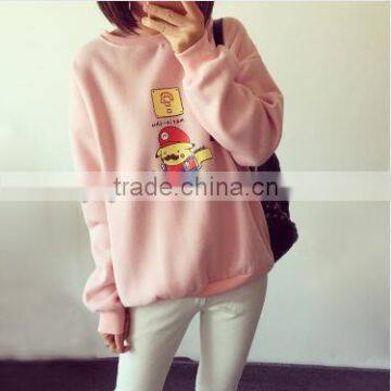 Wholesale Thick Warm Autumn Winter Harajuku Pullover Women Hoodies photo-2