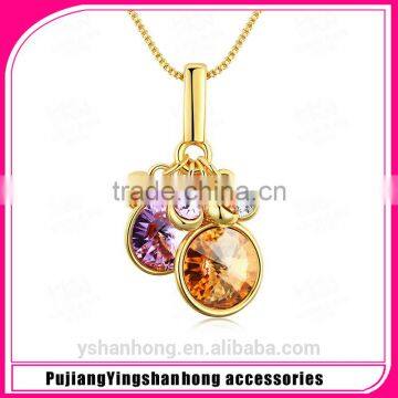 Wholesale fashion selling diamond pendant necklace