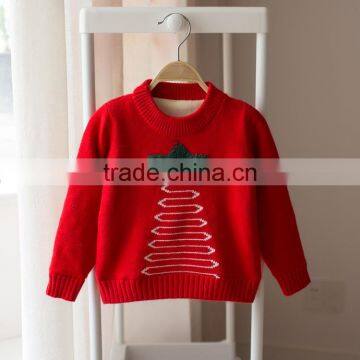 S15227A New Arrival Children Clothes Cartoon Design Knitted Organic Cotton Children Sweater photo-2