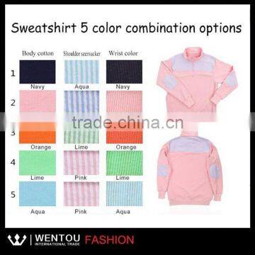 Monogrammed Seersucker Pullover Jacket photo-6