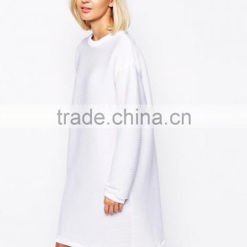 The Laden Showroom X Renee London Textured Rib Sweatshirt Dress